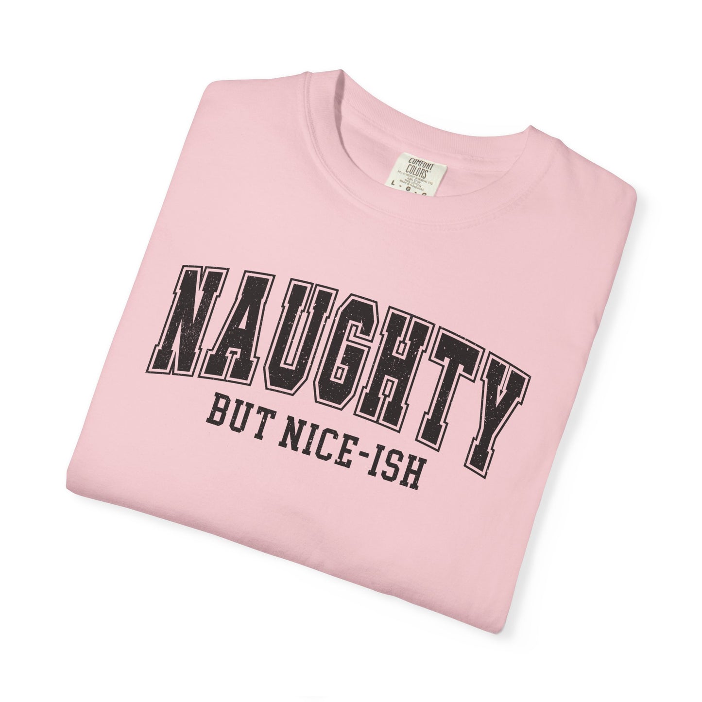 Naughty But Nice-ish T-Shirt — Vintage Graphic Tee