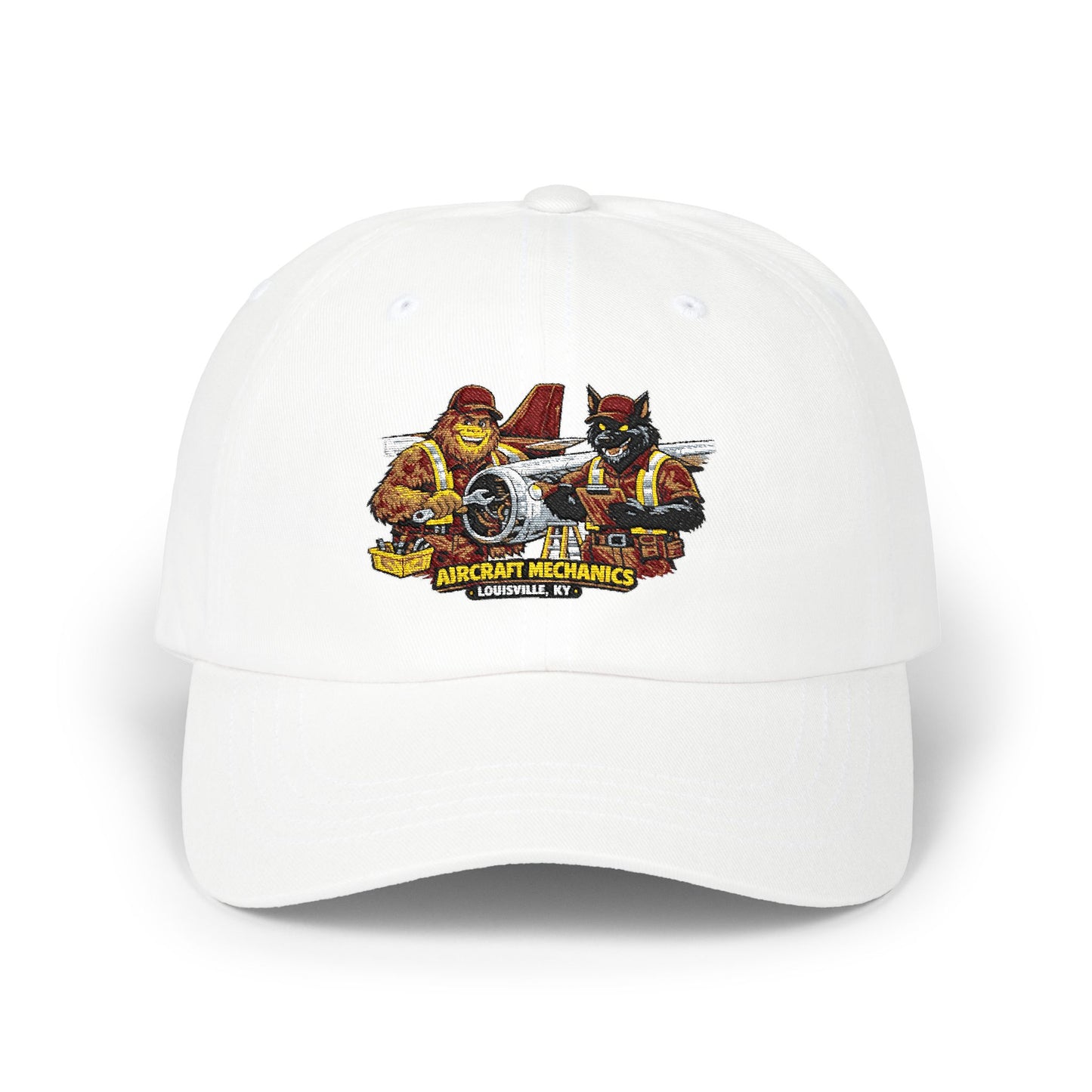 Vintage Airplane Mechanics Patch Hat