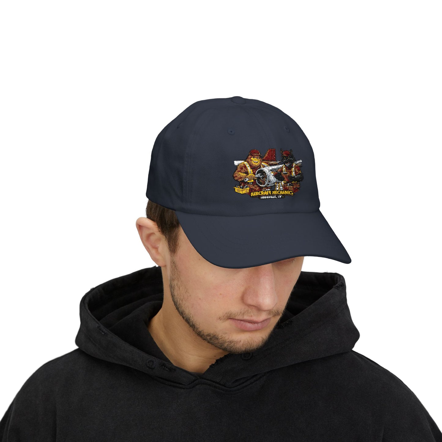 Vintage Airplane Mechanics Patch Hat