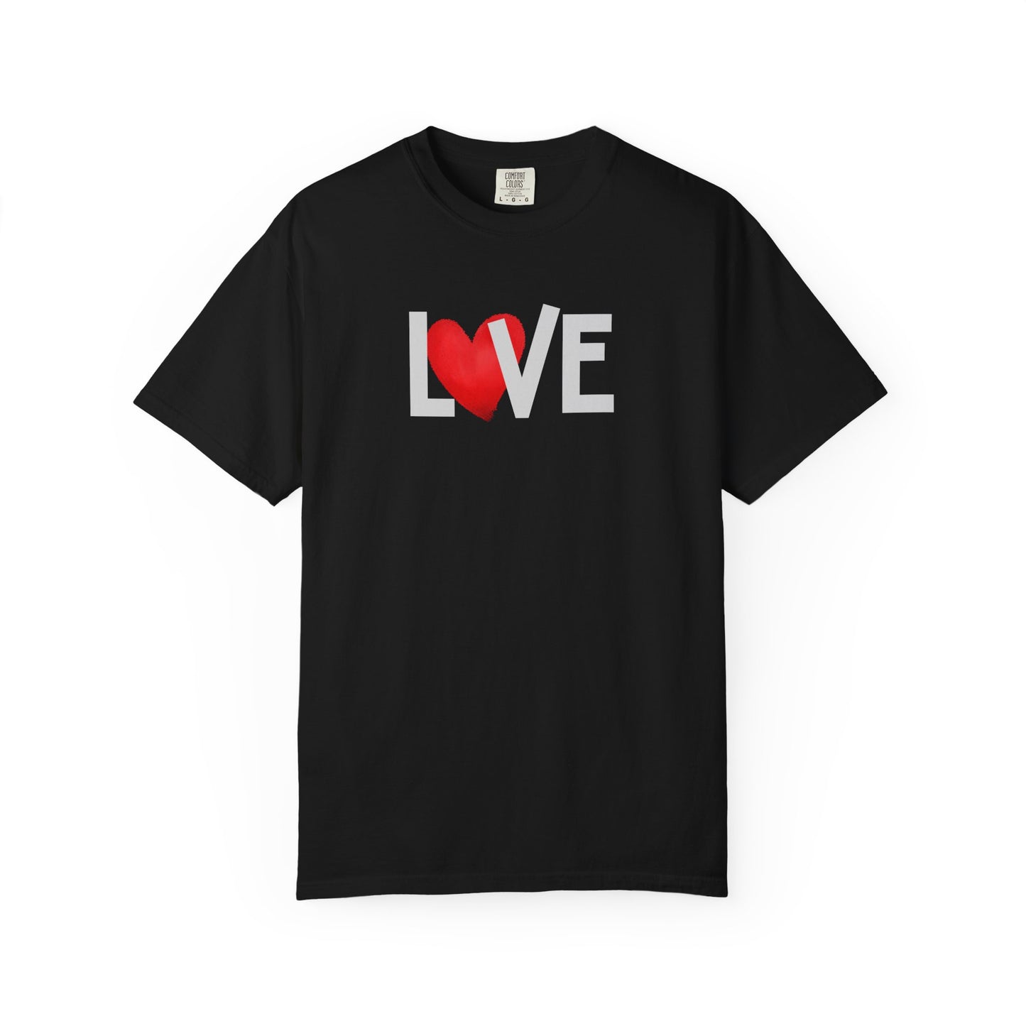 LOVE Heart Comfort Colors T-Shirt