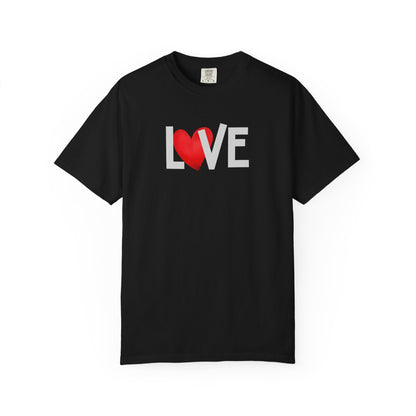 LOVE Heart Comfort Colors T-Shirt