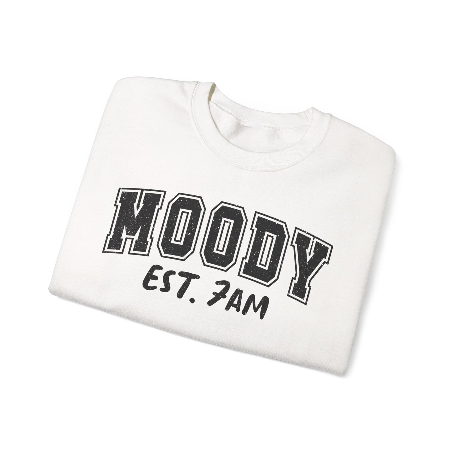 Moody Est. 7AM Crewneck Sweatshirt