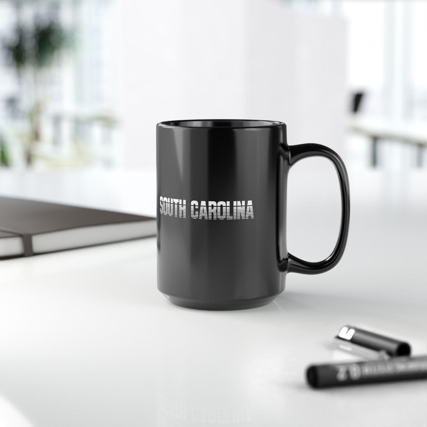 South Carolina 15oz Black Mug