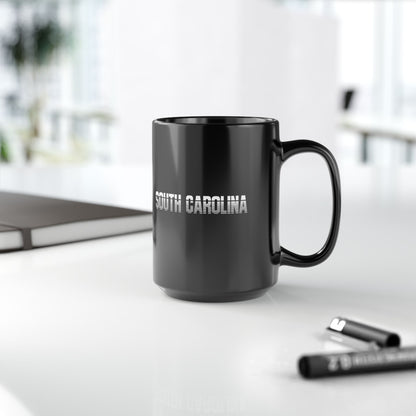 South Carolina 15oz Black Mug