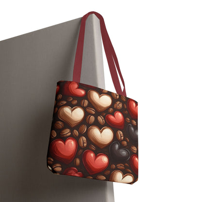 I Love Coffee Beans Bag Tote