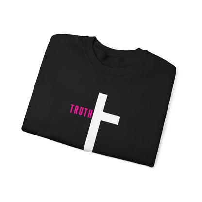 Faith & Truth Crewneck Sweatshirt - Inspirational Gift for Believers, Cozy Casual Wear, Church Events, Religious Apparel, Modern Faith [...]