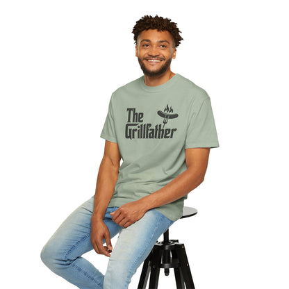 The Grillfather T-Shirt – Funny BBQ Dad Grillmaster Tee