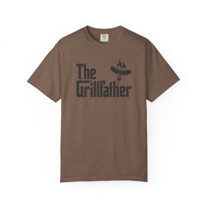 The Grillfather T-Shirt – Funny BBQ Dad Grillmaster Tee