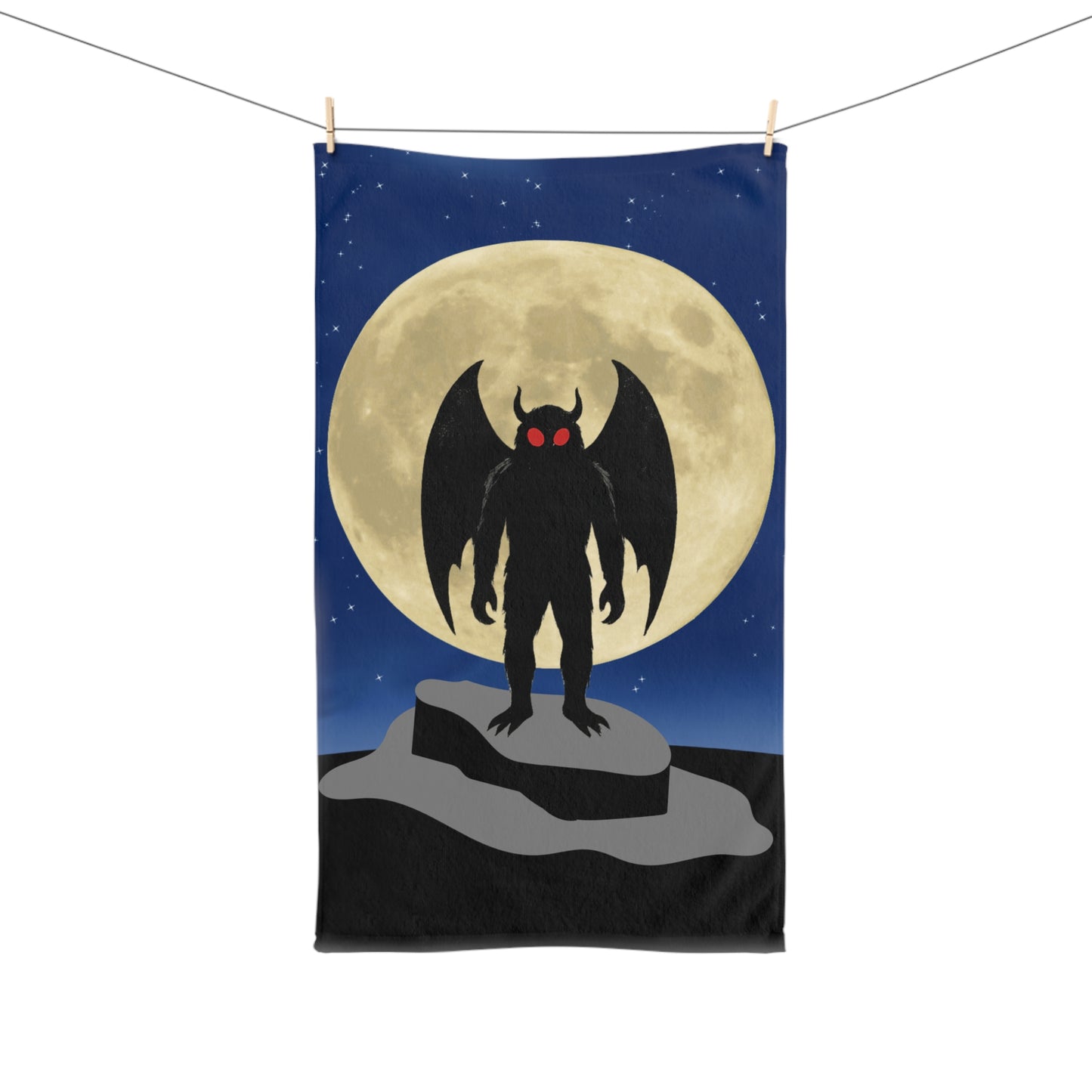 Mothman Hand Towel