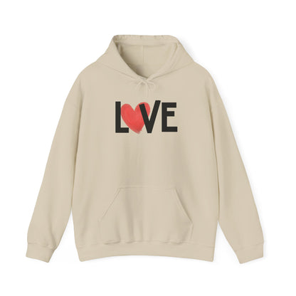 The LOVE Heart Hoodie Cozy Everyday Pullover