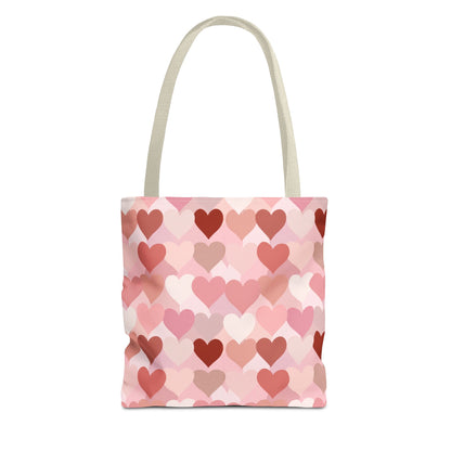 Pink Heart Everyday Tote Bag