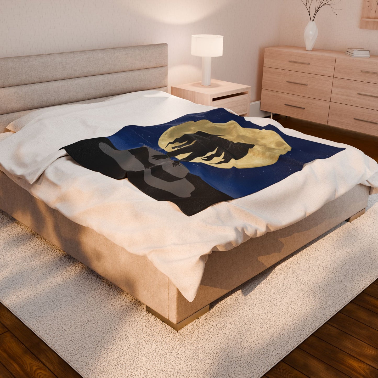 Mothman Velveteen Plush Blanket