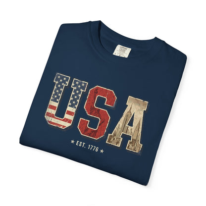 USA Retro Comfort Colors Tee