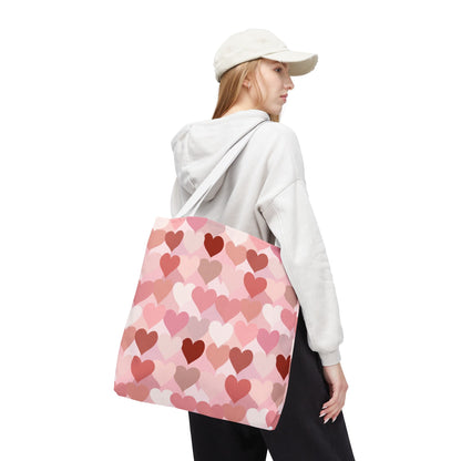 Pink Heart Everyday Tote Bag