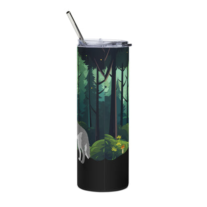 Bigfoot Adventure Stainless Steel Tumbler - 20oz Nature Insulated Drinkware