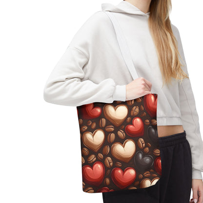 I Love Coffee Beans Bag Tote