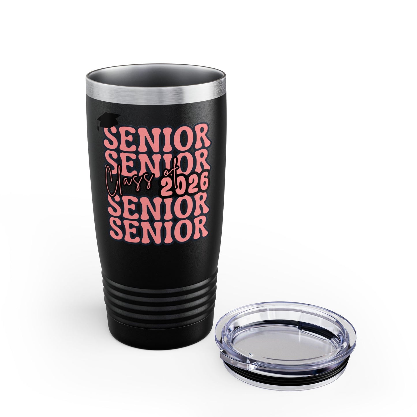 Senior Class of 2026 Graduation Ringneck Tumbler, 20oz - Perfect for Class of 2026, Senior Gifts, Graduation Party Favors, Custom Drinkware, [...]