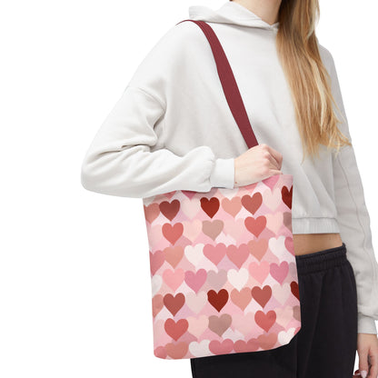 Pink Heart Everyday Tote Bag
