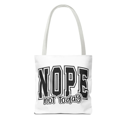 NOPE Not Today Graphic Tote Bag