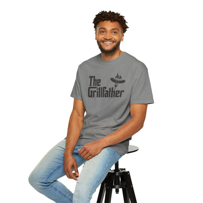 The Grillfather T-Shirt – Funny BBQ Dad Grillmaster Tee