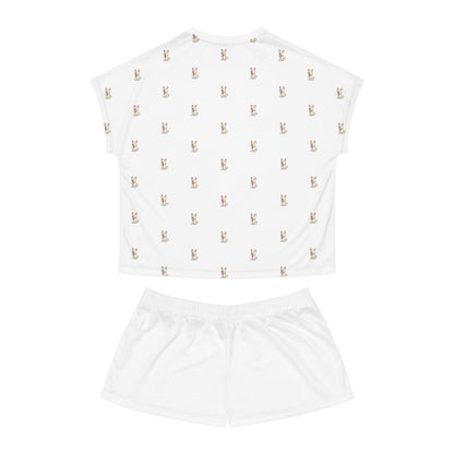 White German Shephard Pajama Set Animal Lover PJs Comfortable Sleepwear Summer Loungewear Gift for Pet Owners Cozy Nights