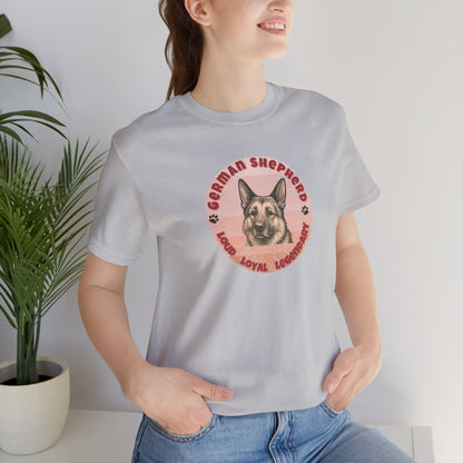 German Shepherd Lover Dog Lover Gift, Pet Owner Shirt, Birthday Gift for Dog Lovers, Animal Rescue Support Tee