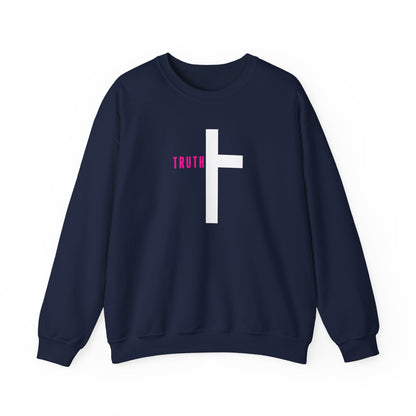 Faith & Truth Crewneck Sweatshirt - Inspirational Gift for Believers, Cozy Casual Wear, Church Events, Religious Apparel, Modern Faith [...]