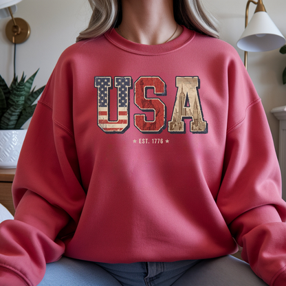 USA Retro Crewneck