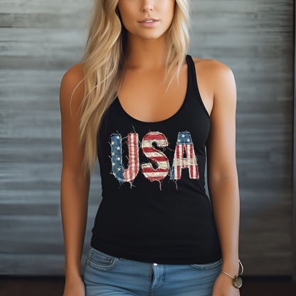 USA Patch Razer Back Tank