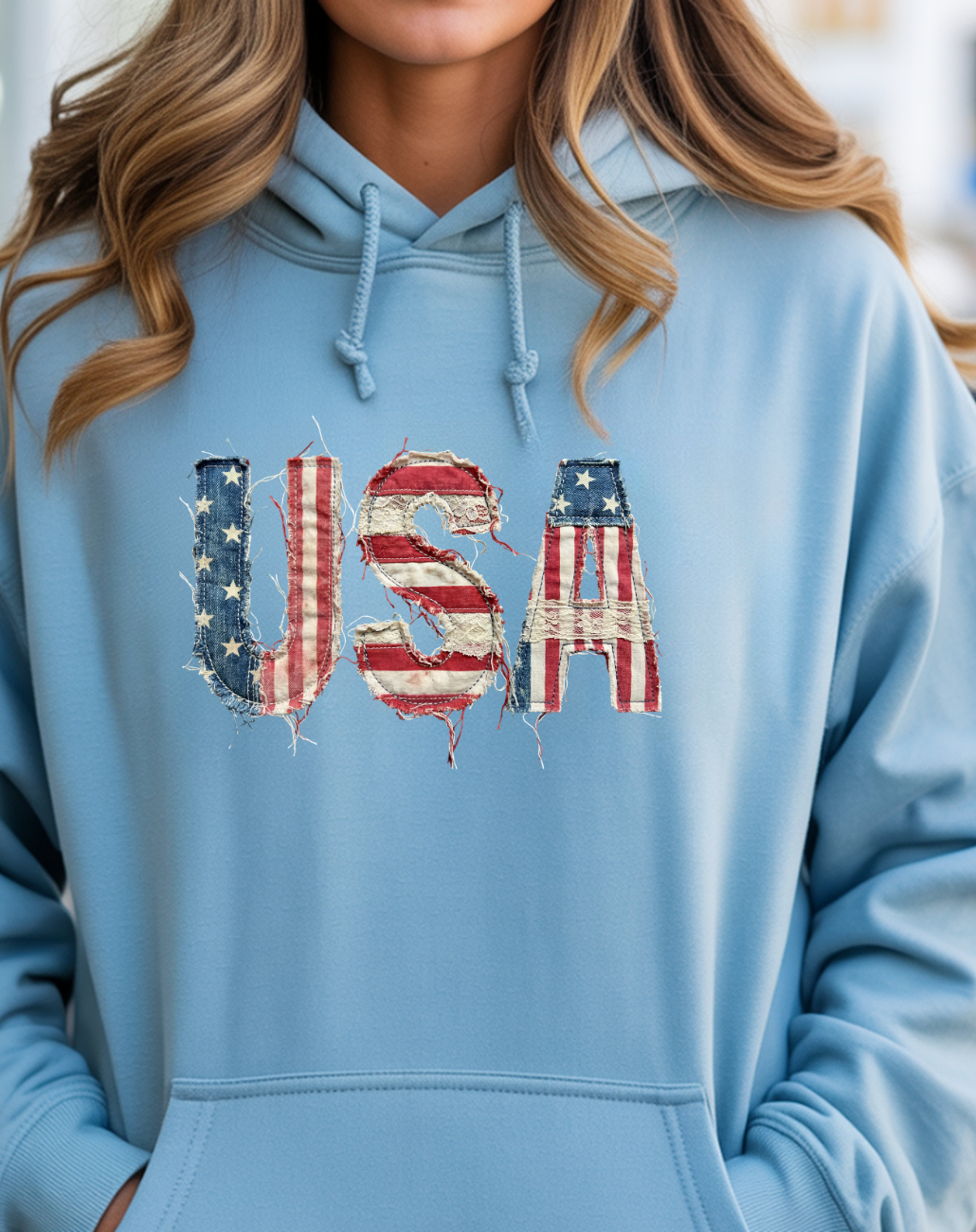 USA Patch Hoodie