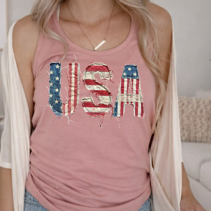 USA Patch Razer Back Tank
