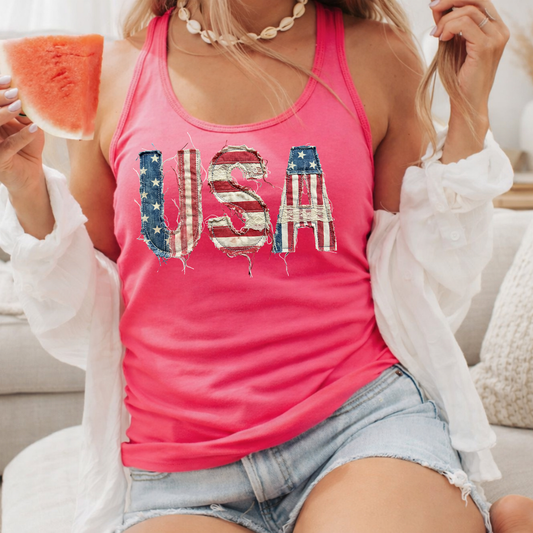 USA Patch Razer Back Tank
