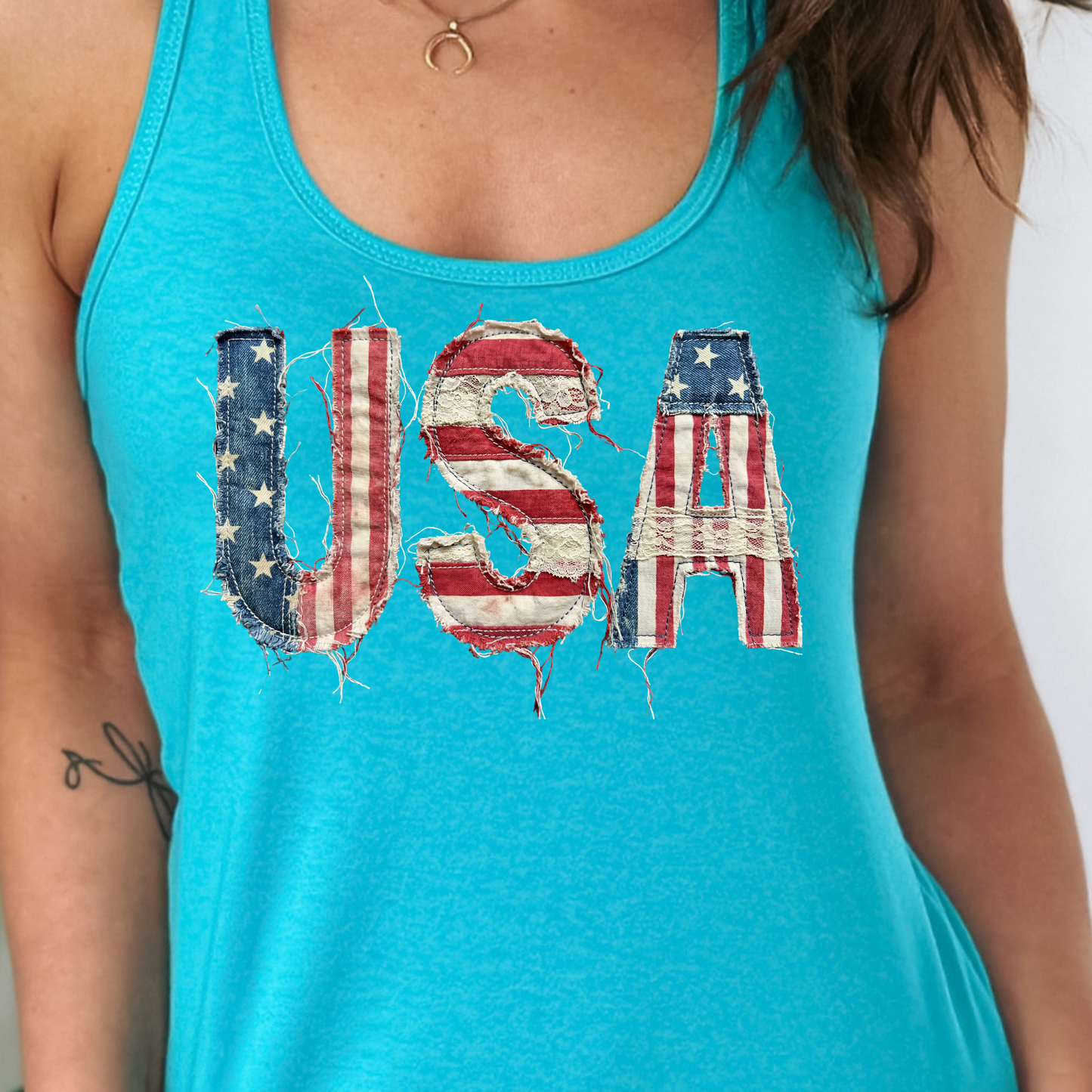 USA Patch Razer Back Tank