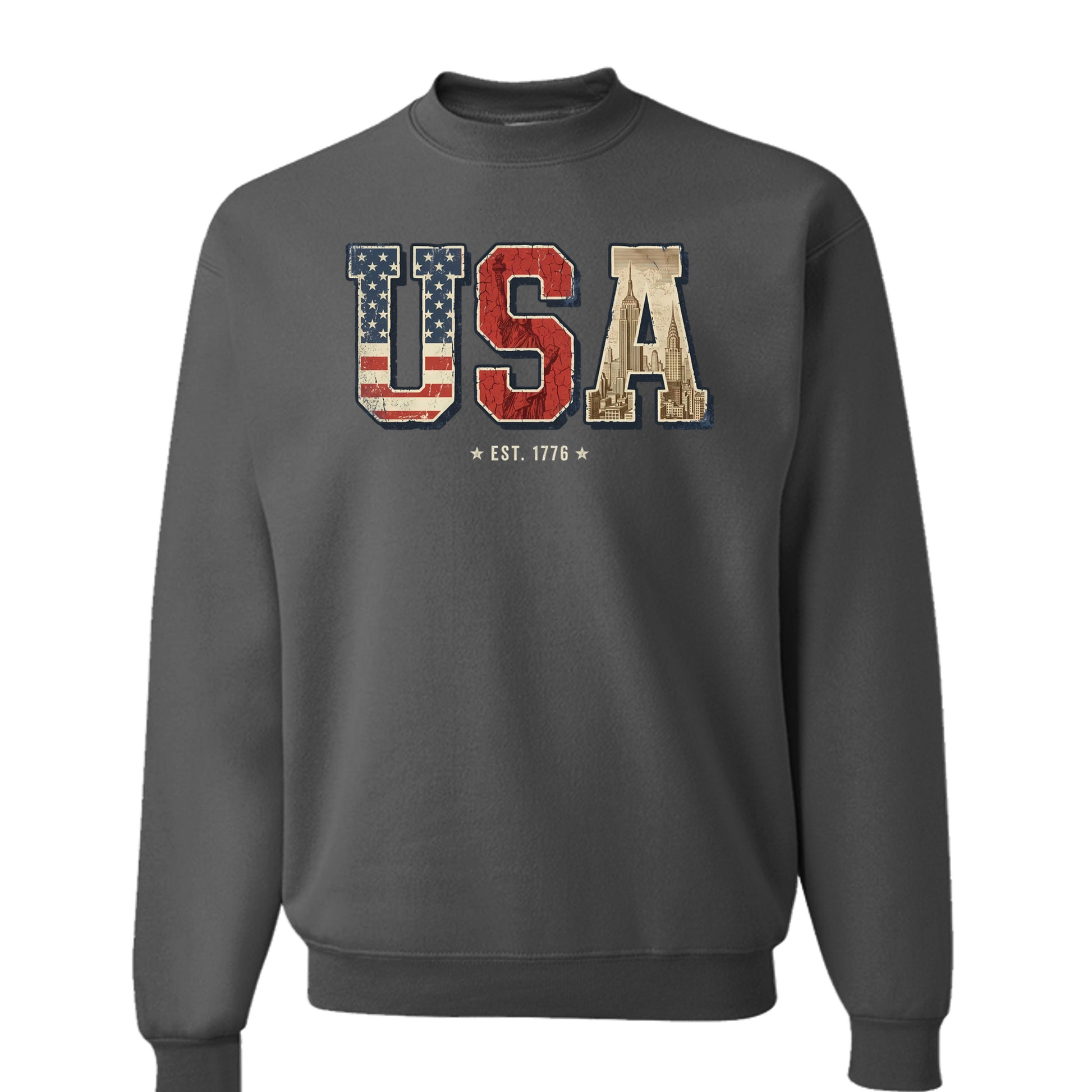 Dark Heather Grey - PC78 - FRONT