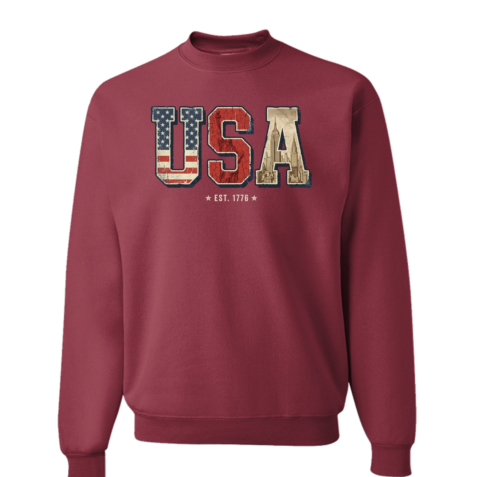 Heather Red - PC78 - FRONT